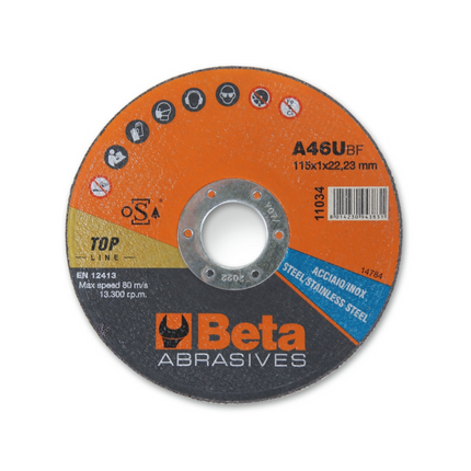 Disque à tronçonner PA0106A Beta 125 mm