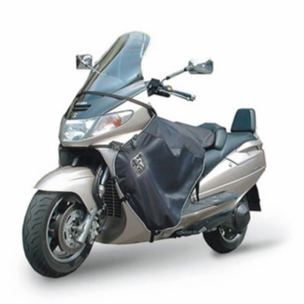 couvre-jambes tucano thermoscud système SGAS peugeot, elyseo, suzuki, burgman 250cc, burgman 400cc r031