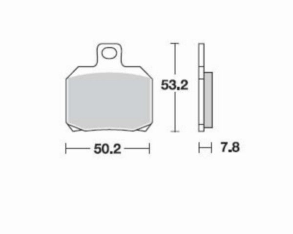 Jeu de plaquettes de frein SBS pour GPR2004, RS2006, Speedfight 3 157HF