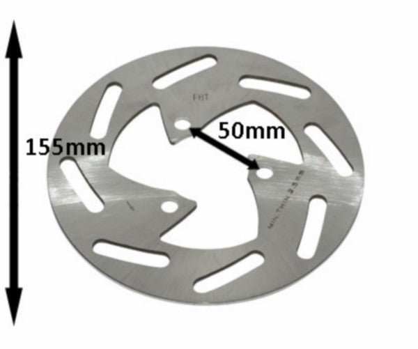 remschijf Peugeot origineel 10 inch voor 155mm ludix snake, ludix trend 764480