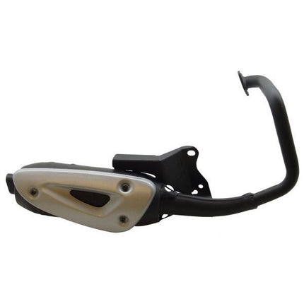pot d'échappement tecno modèle standard droit 25km/h (fabriqué en UE) noir viva
