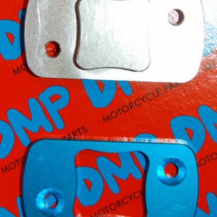 Couvercle maître-cylindre DMP fraisé CNC chrome/bleu 2-pièces Speedfight=liquidation=liquidation