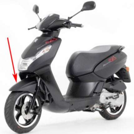Garde-boue avant Peugeot d'origine noir mat H6 Kisbee 4T 779168h6