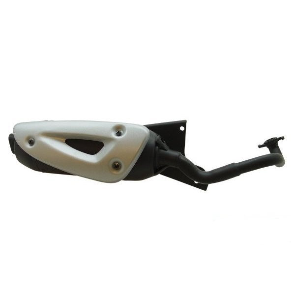 pot d'échappement tecno modèle standard droit 25km/h (fabriqué en UE) noir ludix, speedfight 3, viva va2008