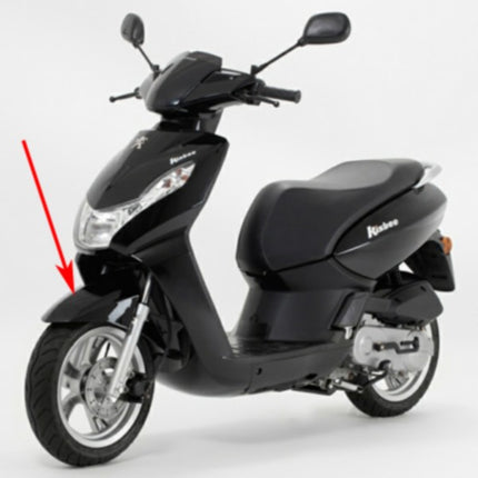 voorspatbord Peugeot origineel zwart metallic nk kisbee 4t 779168nk