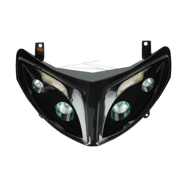 koplamp DMP + led lamp zwart speedfight 2