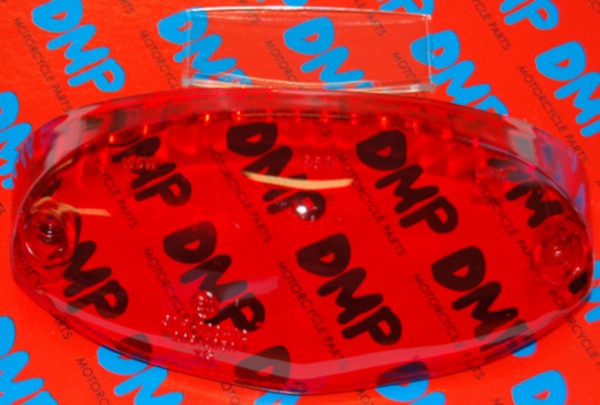 achterlichtglas DMP rood ludix