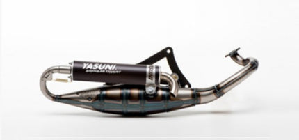 uitlaat yasuni yasuni-R zwart jet force ctech, kisbee 2t, ludix lc, speedfight 3 lc, speedfight 4, viva va2008 tub225b