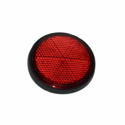 reflector rond universeel 57mm rood