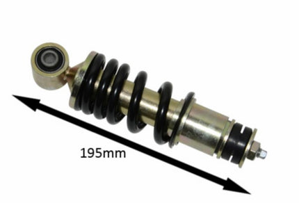 schokbreker DMP peugeot 195mm zwart fox