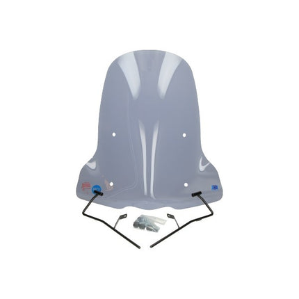 Windshield Regia with mounting kit (made in EU) smoke Kisbee 4t