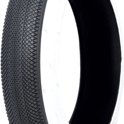 Fatbike Tire 20x4.0 Whitewall - White Sidewall - Fatbike Street