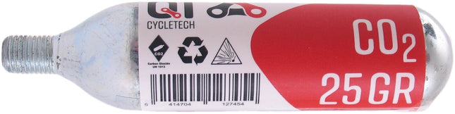 CO2 patroon QT Cycletech met draad - 25 gram (1 stuk)