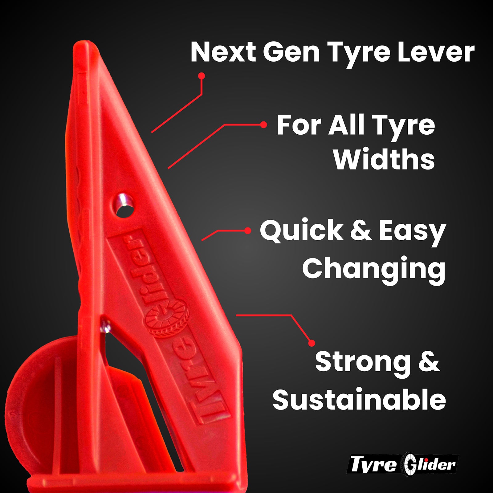Tyre Glider - rood