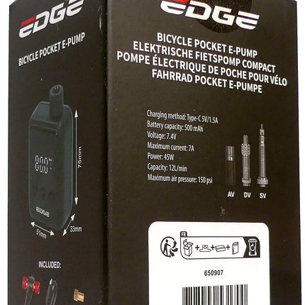 Edge Pro 1 Elektrische Accu Fietspomp - afbeelding 6