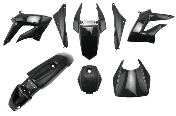 plaatwerkset DMP derbi nt zwart 8-delig senda drd pro