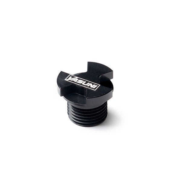 Bouchon de vidange Yasuni en aluminium CNC Pro Race M16x1.5 noir Derbi