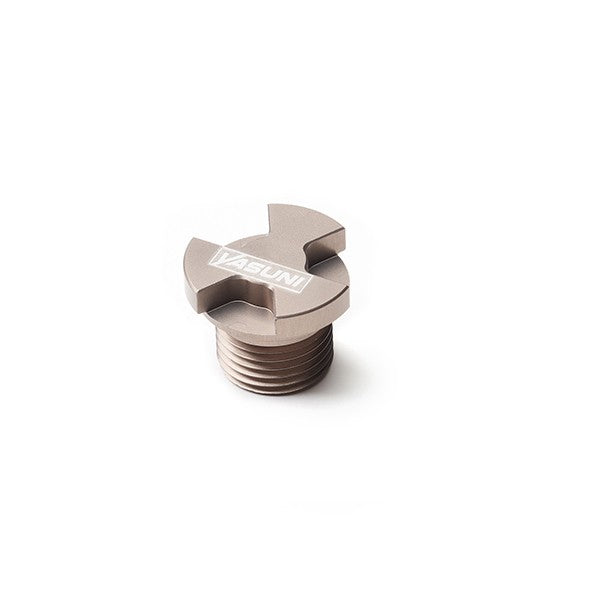 Bouchon de remplissage d'huile Yasuni aluminium CNC pro race M16x1.5 titane Derbi=fin de série