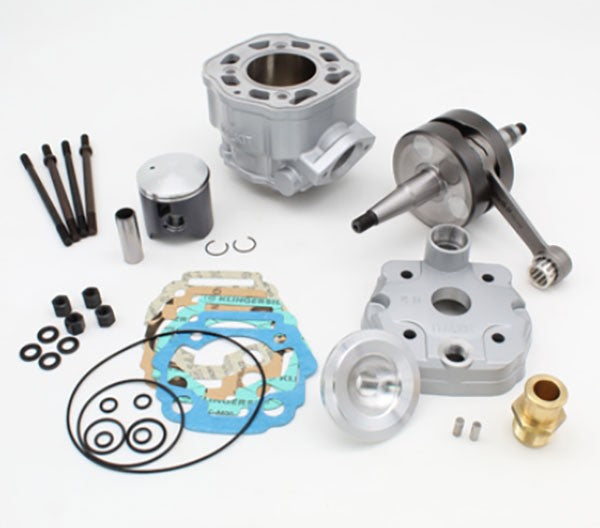 cilinder met kop Italkit + krukas euro-2 Carrera 88cc 50mm derbi, senda k.12.145.23.14