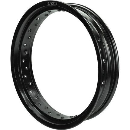 Rim spoke aluminum black a.o. Beta/Aprilia rear 3.50x17 senda
