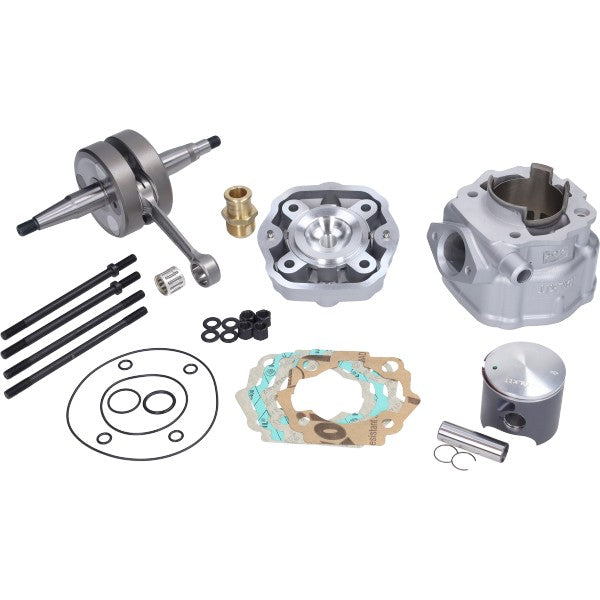 cilinder met kop Italkit pen 14 euro-2 incl. krukas 96cc 52mm senda, derbi k.12.145.24.14