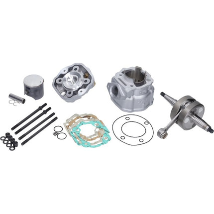 Italkit cylinder head + crankshaft pin 14 euro-3/4/5 96cc 52mm senda, derbi k.12.245.24.14