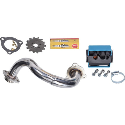 coude d'échappement 101 octane euro-4 kit d'amélioration Derbi Senda