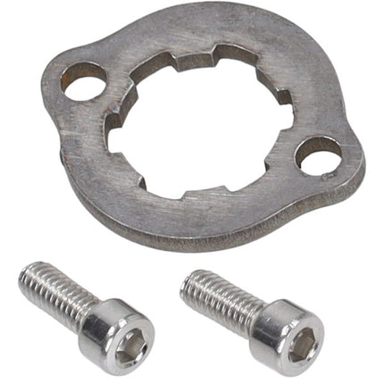 Rondelle de blocage pignon + vis M4 Aprilia, GPR, RS, SX, Derbi, Senda DRD 2006-2010, Senda X-Treme