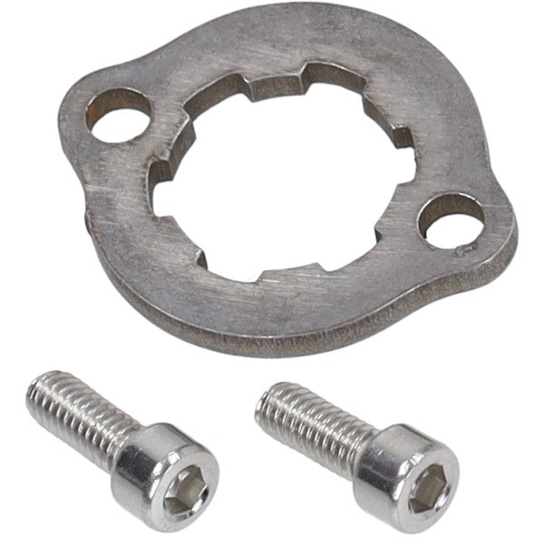 borgplaat tandwiel + m4 boutjes aprilia, gpr, rs, sx, derbi, senda drd 2006-2010, senda x-treme