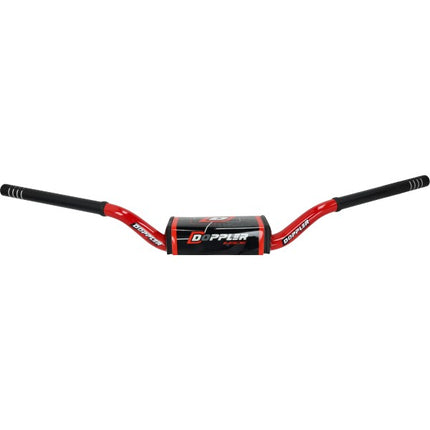 stuur Doppler + stuurpad D28.6mm - L775mm x H80mm zwart/rood derbi, senda, sherco 497424