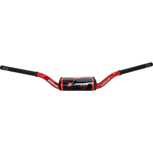 stuur Doppler + stuurpad D28.6mm - L775mm x H80mm zwart/rood derbi, senda, sherco 497424