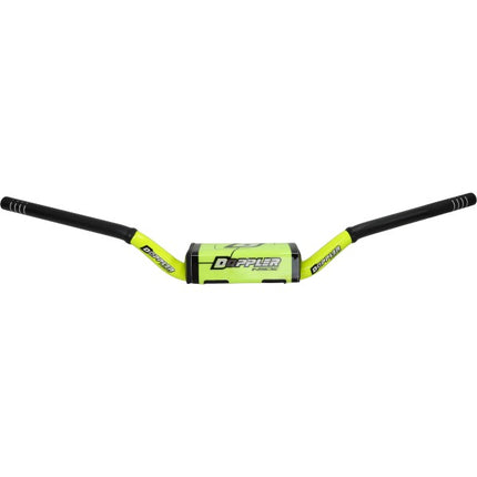 Doppler handlebars + handlebar pad D28.6mm - L775mm x H80mm black/yellow Derbi, Senda, Sherco 497426
