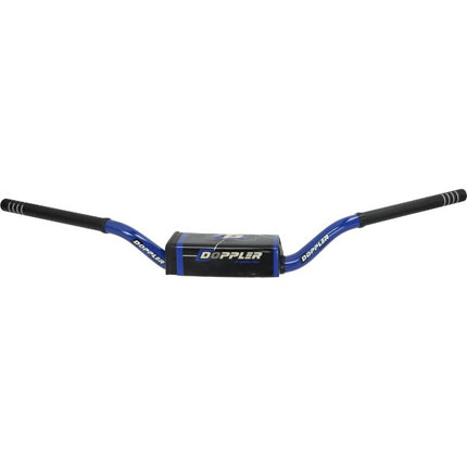 stuur Doppler + stuurpad D28.6mm - L775mm x H80mm zwart/blauw derbi, senda, sherco 511020