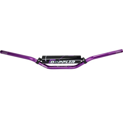 handlebar Doppler + handlebar pad D22.2 - L740 - H70mm purple Derbi, Senda, geared moped, Sherco 533907