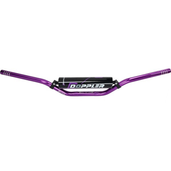 stuur Doppler + stuurpad D22.2 - L740 - H70mm paars derbi, senda, schakelbromfiets, sherco 533907