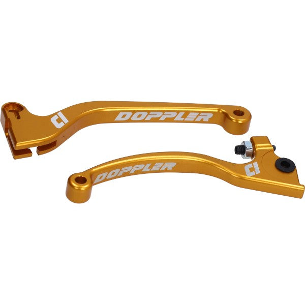 greepset Doppler rem + koppeling cnc AJP v.a 2004 >2013 goud derbi, senda, rieju mrt, sherco 503859