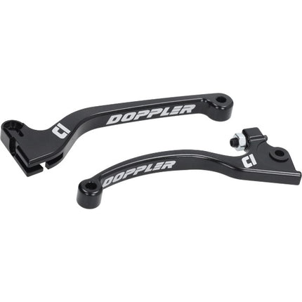 greepset Doppler rem + koppeling cnc AJP v.a 2004 >2013 zwart derbi, senda, sherco , rieju mrt 503804