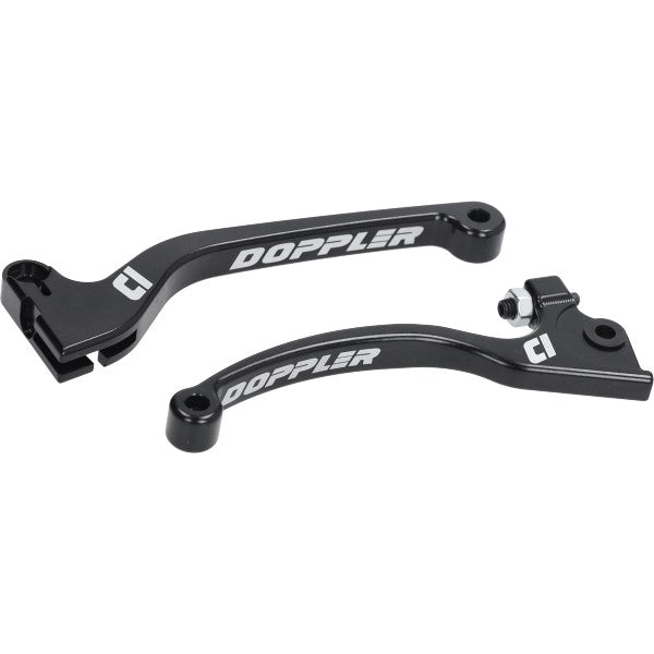 greepset Doppler rem + koppeling cnc AJP v.a 2004 >2013 zwart derbi, senda, sherco , rieju mrt 503804