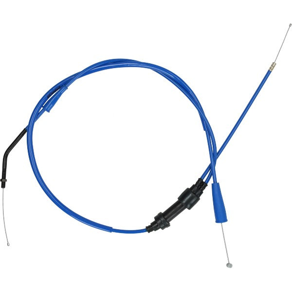 Câble de gaz Doppler téflon euro-2 à partir de 2000 jusqu'à 2006 bleu derbi, senda 503877
