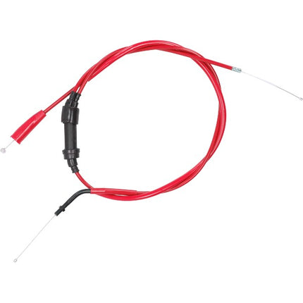 Câble de gaz Doppler téflon euro-3/4 rouge derbi, senda x-treme, gilera SMT, gilera RCR 503874