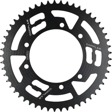 Rear sprocket Doppler 53t black derbi, furia, peugeot, rieju mrt, rieju mrt pro, senda, senda sm, senda x-treme, xp6 500921