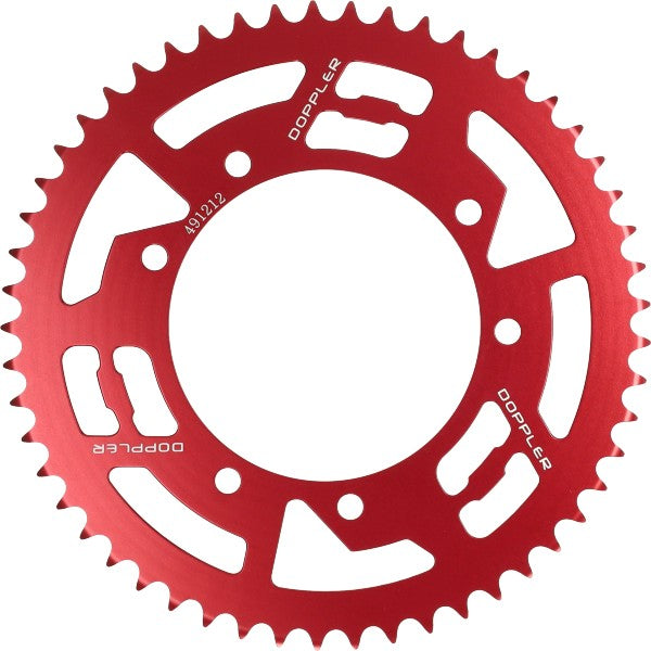 achterkettingwiel Doppler 53t rood aprilia, derbi, rieju mrt, rieju mrt pro, rx, senda sm, senda x-treme, sx 491212