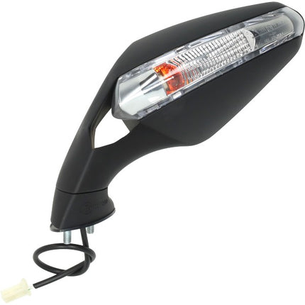 rétroviseur sport avec clignotant - 2 vis de fixation gauche derbi, gilera, gpr