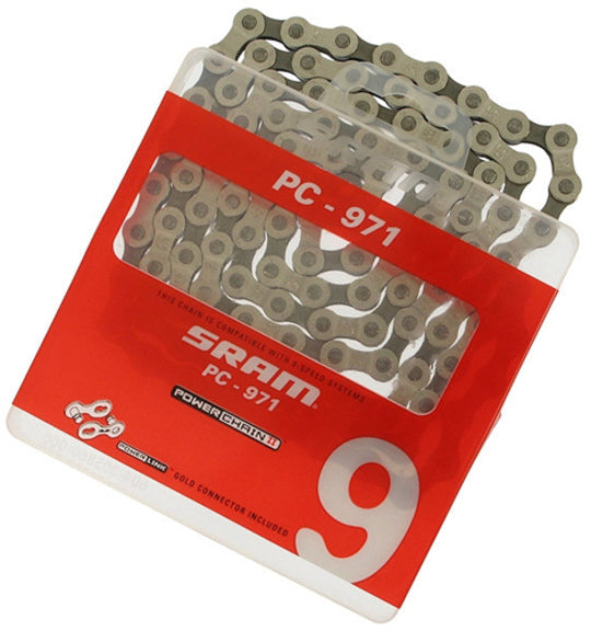Ketting Sram PC971 9V 11-128 114 Zilver