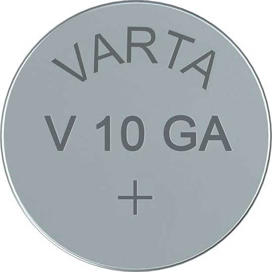 Batterij Varta LR54-VG10A Batt LR54-V10GA Knoop Zilver