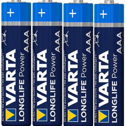 Batt VA Longlife Power LR03 AAA Potlood KRT A 4 Blauw