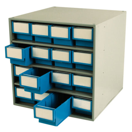 Super Spakenkast 16VAKS 40x40x40CM Grijs Blauw