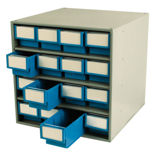 Super Spakenkast 16VAKS 40x40x40CM Grijs Blauw