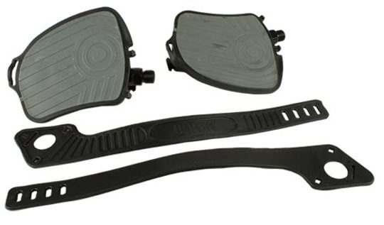 Pedaal Union SP-250 SP250 Hometrainer-GRY stel Zwart Grijs