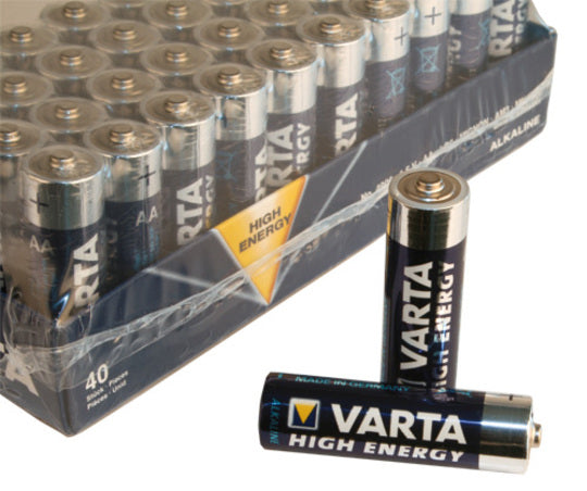 Batt VA Longlife Power LR6 AA Penlite set van 40 Blauw